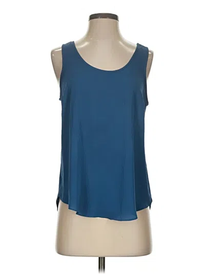 Pre-owned Jcrew Sleeveless Blouse In Blue