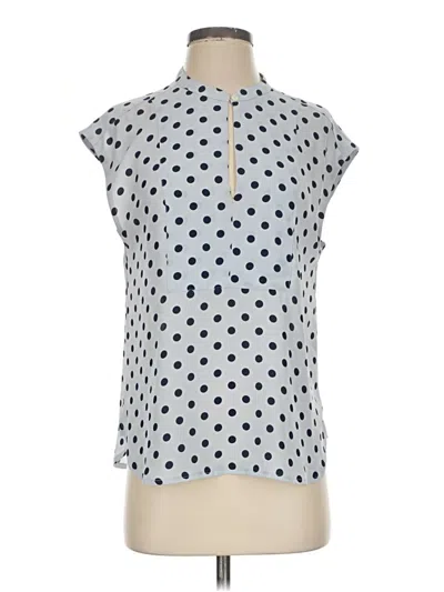 Pre-owned Jcrew Sleeveless Blouse In Blue
