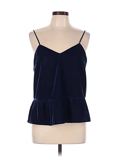 Pre-owned Jcrew Sleeveless Blouse In Blue