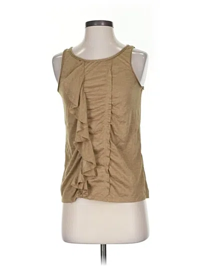 Pre-owned Jcrew Sleeveless Blouse In Brown