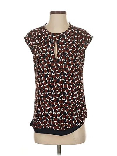 Pre-owned Jcrew Sleeveless Blouse In Brown