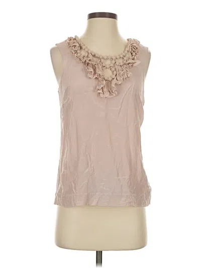 Pre-owned Jcrew Sleeveless Blouse In Brown