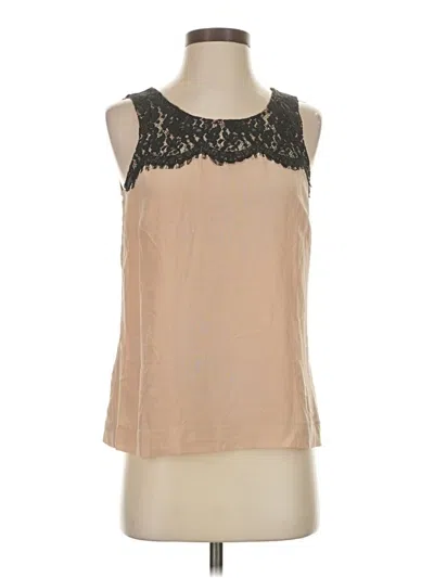 Pre-owned Jcrew Sleeveless Blouse In Brown
