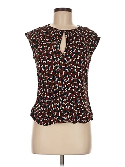 Pre-owned Jcrew Sleeveless Blouse In Brown
