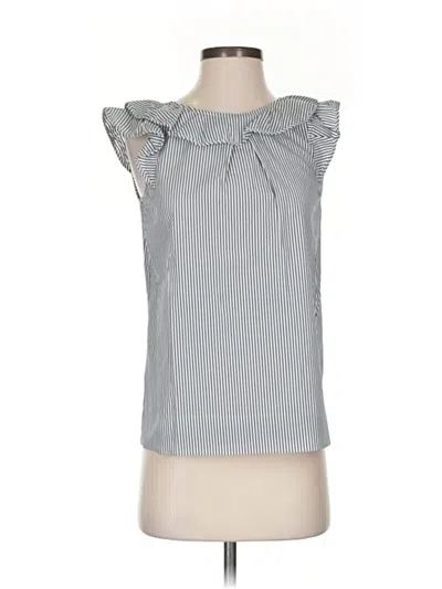 Pre-owned Jcrew Sleeveless Blouse In Gray