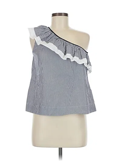 Pre-owned Jcrew Sleeveless Blouse In Gray