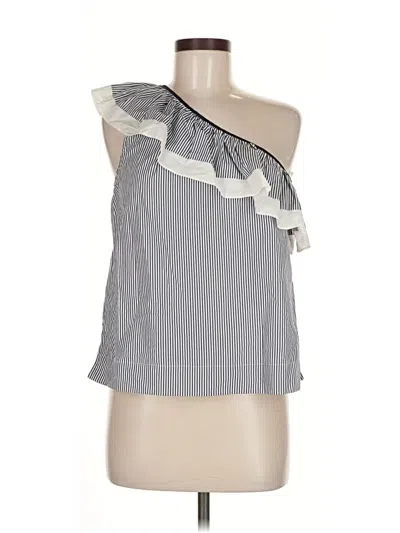 Pre-owned Jcrew Sleeveless Blouse In Gray