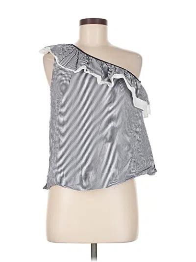 Pre-owned Jcrew Sleeveless Blouse In Gray