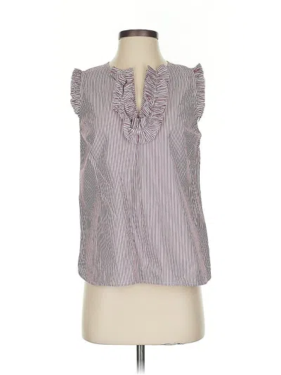Pre-owned Jcrew Sleeveless Blouse In Gray