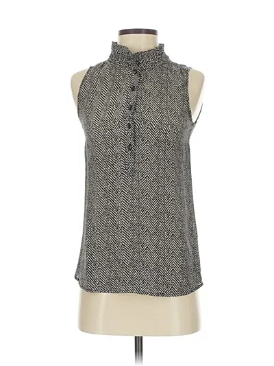 Pre-owned Jcrew Sleeveless Blouse In Gray