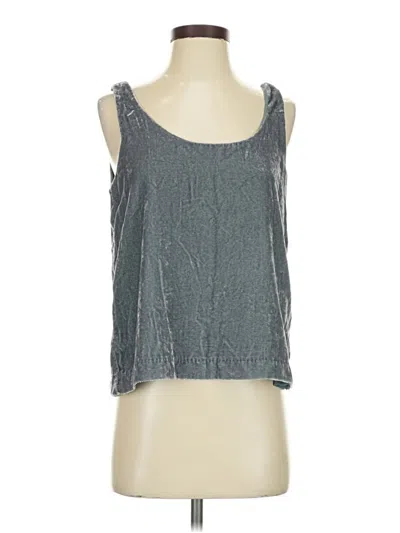 Pre-owned Jcrew Sleeveless Blouse In Gray