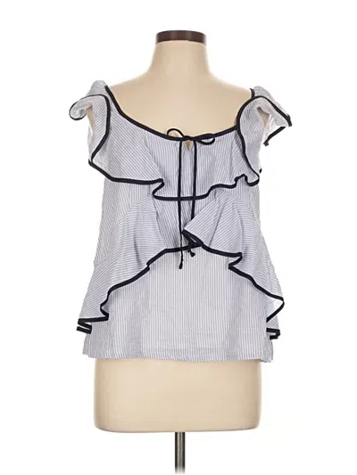 Jcrew Sleeveless Blouse In Gray