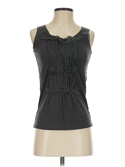 Pre-owned Jcrew Sleeveless Blouse In Gray