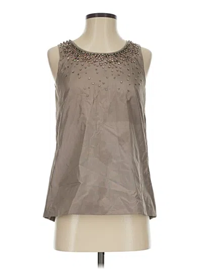 Pre-owned Jcrew Sleeveless Blouse In Gray