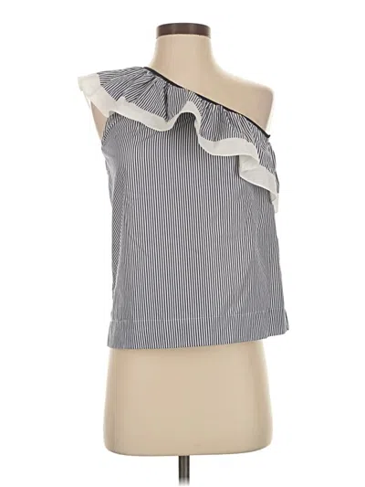 Jcrew Sleeveless Blouse In Gray