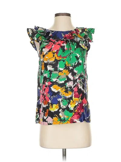 Pre-owned Jcrew Sleeveless Blouse In Green