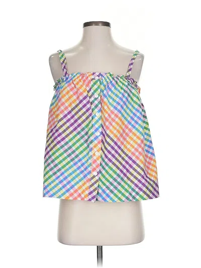 Pre-owned Jcrew Sleeveless Blouse In Green