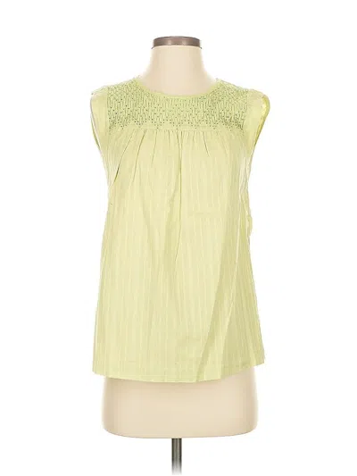 Pre-owned Jcrew Sleeveless Blouse In Green