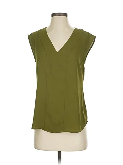 Pre-owned Jcrew Sleeveless Blouse In Green