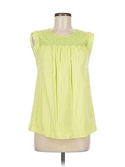 Pre-owned Jcrew Sleeveless Blouse In Green