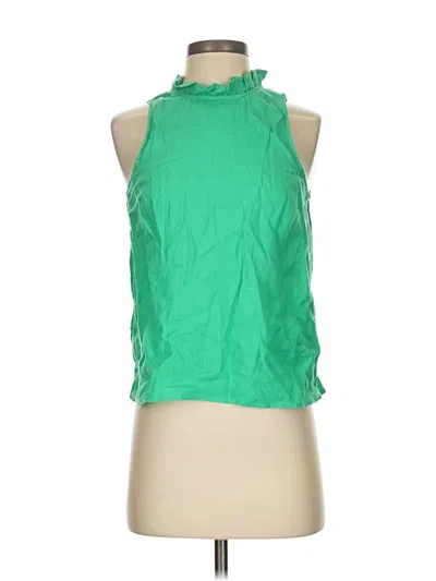 Pre-owned Jcrew Sleeveless Blouse In Green