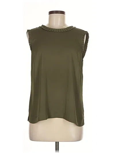Pre-owned Jcrew Sleeveless Blouse In Green