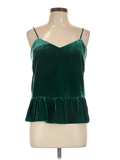 Jcrew Sleeveless Blouse In Green