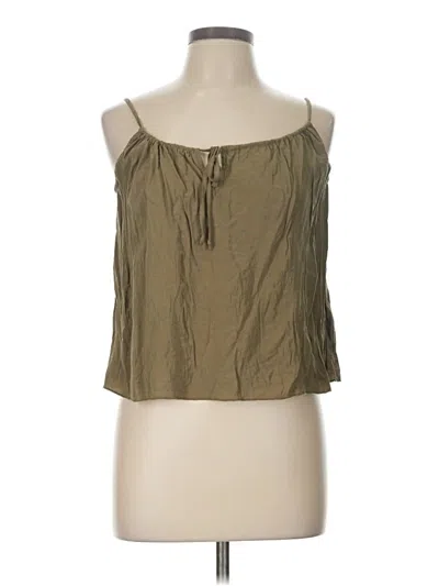 Pre-owned Jcrew Sleeveless Blouse In Green