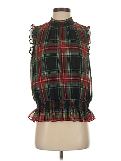 Pre-owned Jcrew Sleeveless Blouse In Green