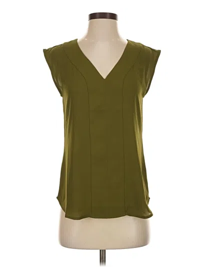 Pre-owned Jcrew Sleeveless Blouse In Green