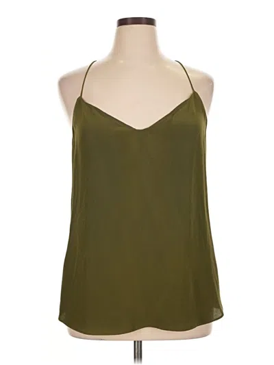 Pre-owned Jcrew Sleeveless Blouse In Green