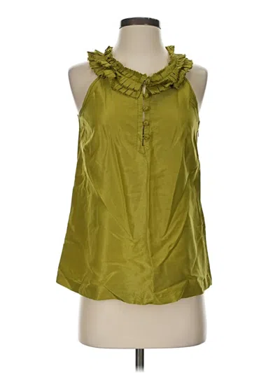 Pre-owned Jcrew Sleeveless Blouse In Green