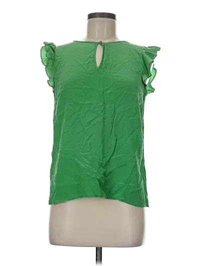 Pre-owned Jcrew Sleeveless Blouse In Green