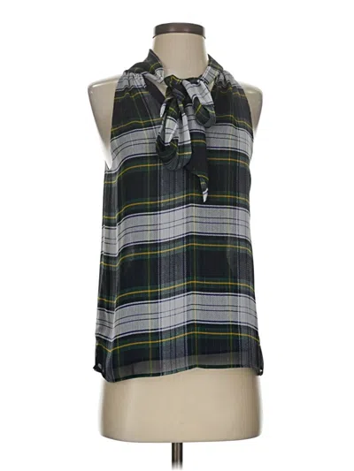 Pre-owned Jcrew Sleeveless Blouse In Green