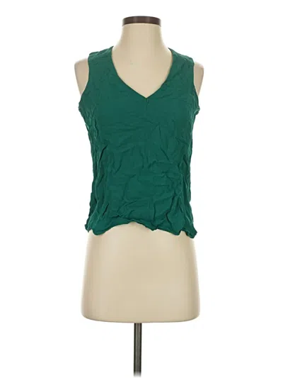 Pre-owned Jcrew Sleeveless Blouse In Green