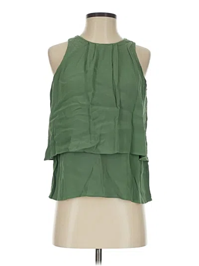 Pre-owned Jcrew Sleeveless Blouse In Green