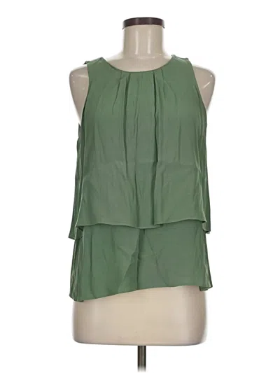 Pre-owned Jcrew Sleeveless Blouse In Green