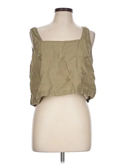 Pre-owned Jcrew Sleeveless Blouse In Green
