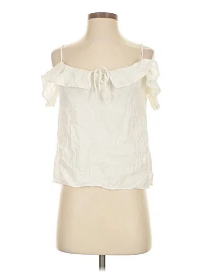 Pre-owned Jcrew Sleeveless Blouse In Ivory
