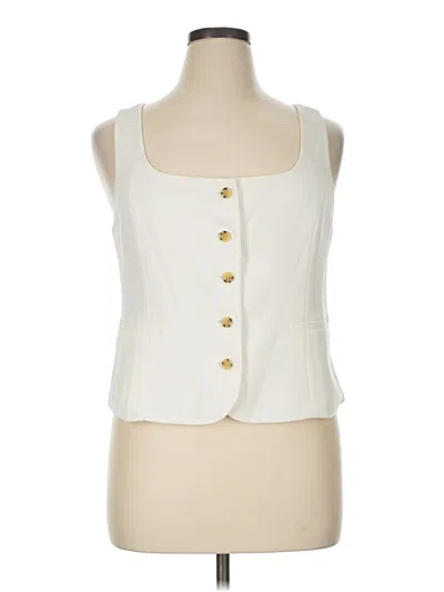 Pre-owned Jcrew Sleeveless Blouse In Ivory