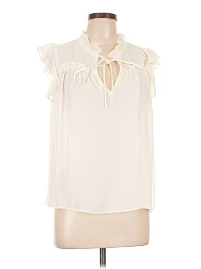 Pre-owned Jcrew Sleeveless Blouse In Ivory