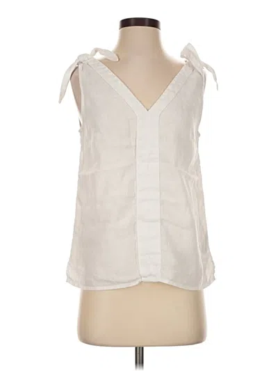Pre-owned Jcrew Sleeveless Blouse In Ivory