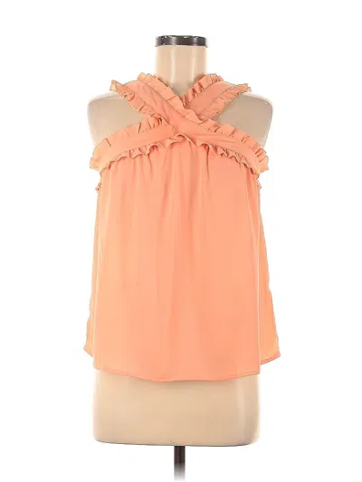 Pre-owned Jcrew Sleeveless Blouse In Orange