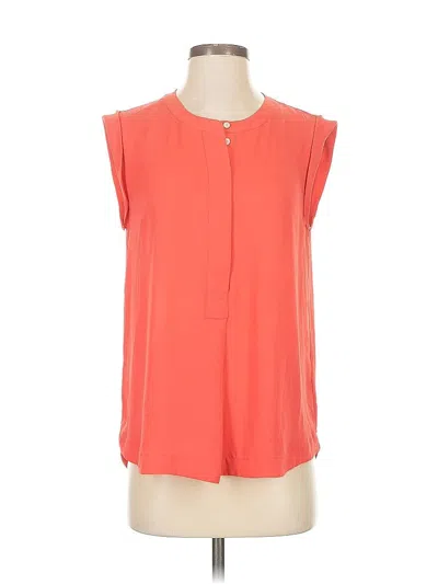 Pre-owned Jcrew Sleeveless Blouse In Orange