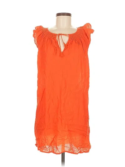 Pre-owned Jcrew Sleeveless Blouse In Orange