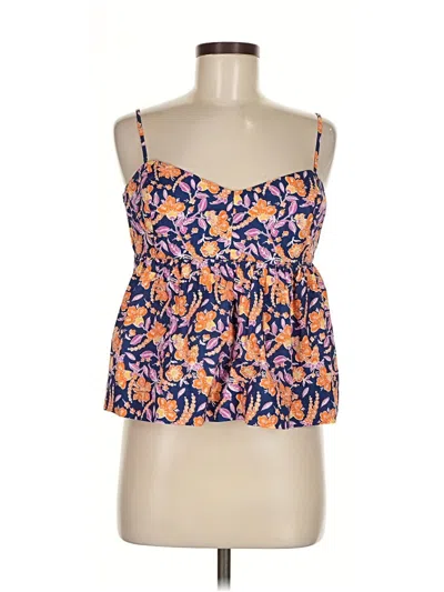 Pre-owned Jcrew Sleeveless Blouse In Orange