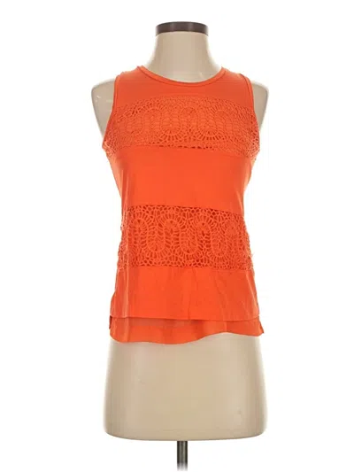 Pre-owned Jcrew Sleeveless Blouse In Orange