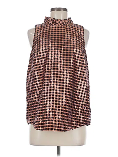 Pre-owned Jcrew Sleeveless Blouse In Orange