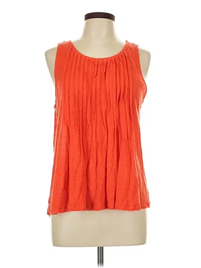 Pre-owned Jcrew Sleeveless Blouse In Orange