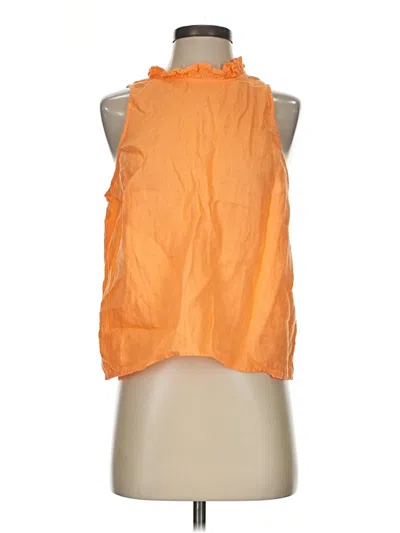 Pre-owned Jcrew Sleeveless Blouse In Orange